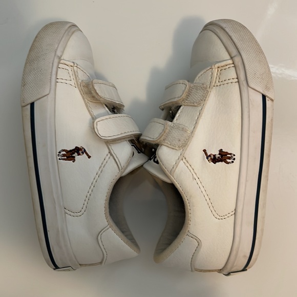 Polo Ralph Lauren white leather shoes - Picture 3 of 8